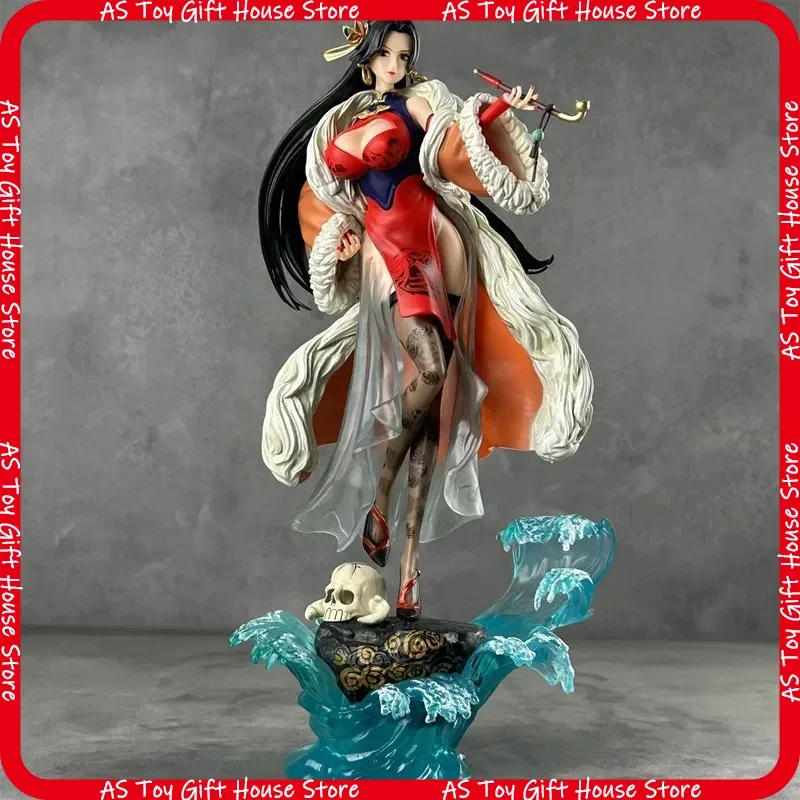 Neue One Piece 36cm Handgefertigte Cheongsam-Kaiserin Anime-Figur im Nationalstil PVC-Modell Sammlerstück für Erwachsenen-Sammlungen