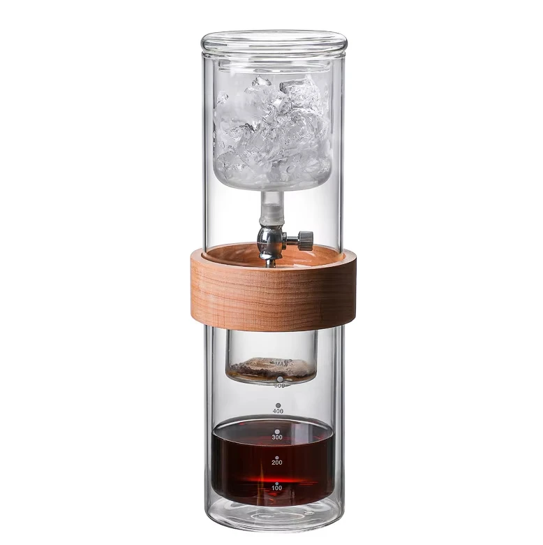 

High Quality Iced Coffee Cold Brew 500ml Coffee Maker Glass Coffee Drip Pot Household Cold Foam Pot Filter Equipment