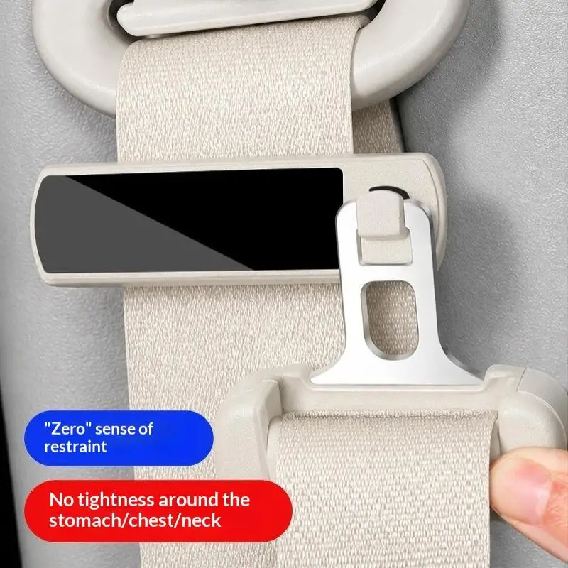 Adjustable Car Seat Belt Stopper ABS Texture Universal Seat Belt Fixing Clip Car Interior Accessories 2PCS