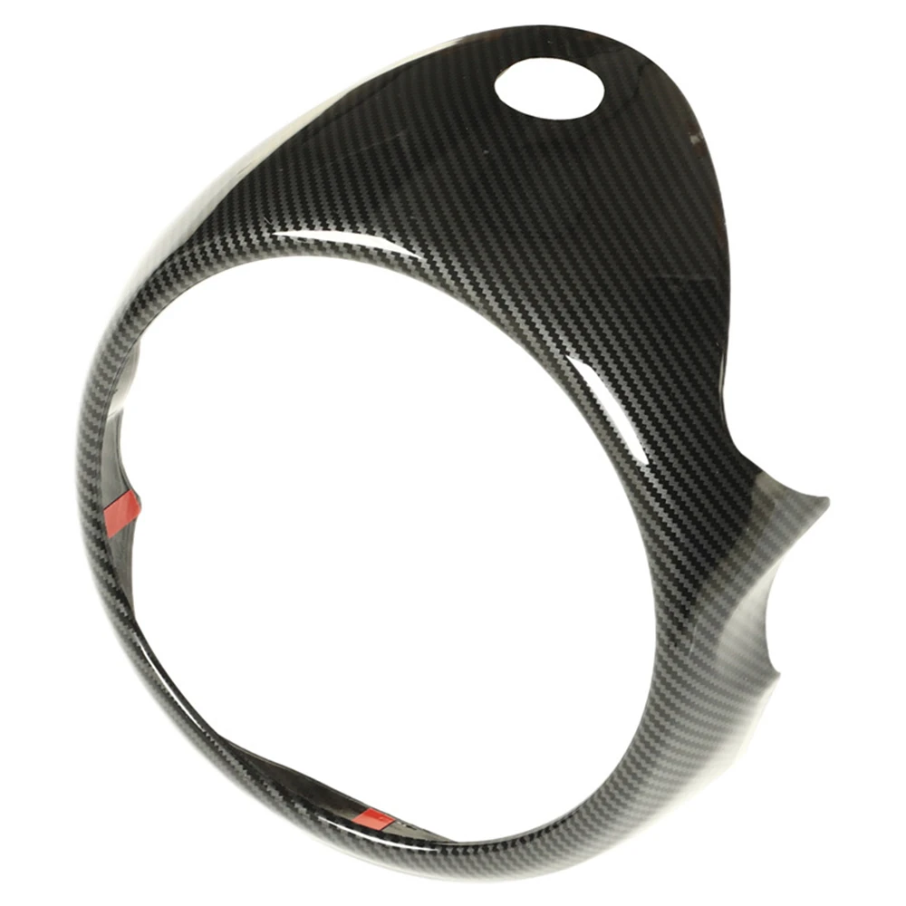 

​ Рамка приборной панели приборной панели, крышка спидометра центральной консоли, цвет из углеродного волокна, износостойкий стильный для R54 R55 R56 R60
