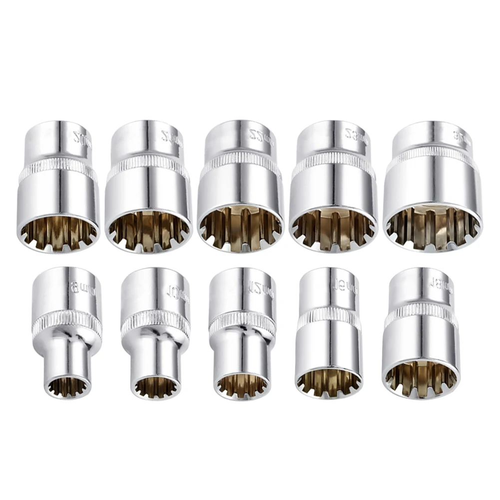 1pc 12 Point Socket Bit Mirror Short Socket 1/2\