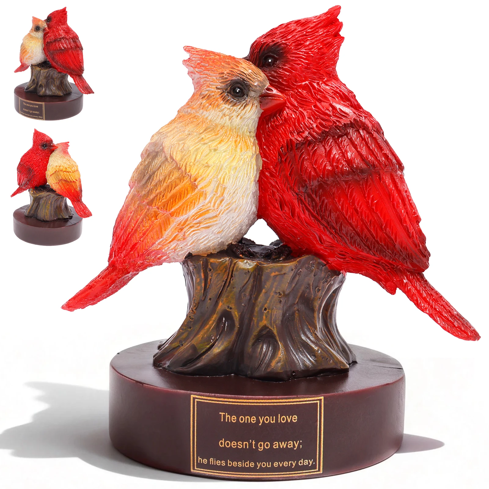 

Памятный подарок, траурный подарок в память о потере близкого человека, мужа, жены, статуэтка-птица из смолы для дома, спальни, гостиной