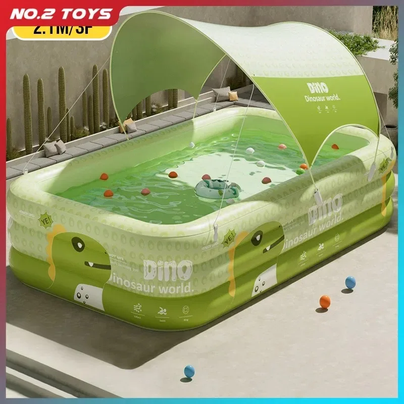 Grande piscina inflável removível interior ao ar livre piscina dobrável família adulto festa do bebê piscinas brinquedos de água para crianças