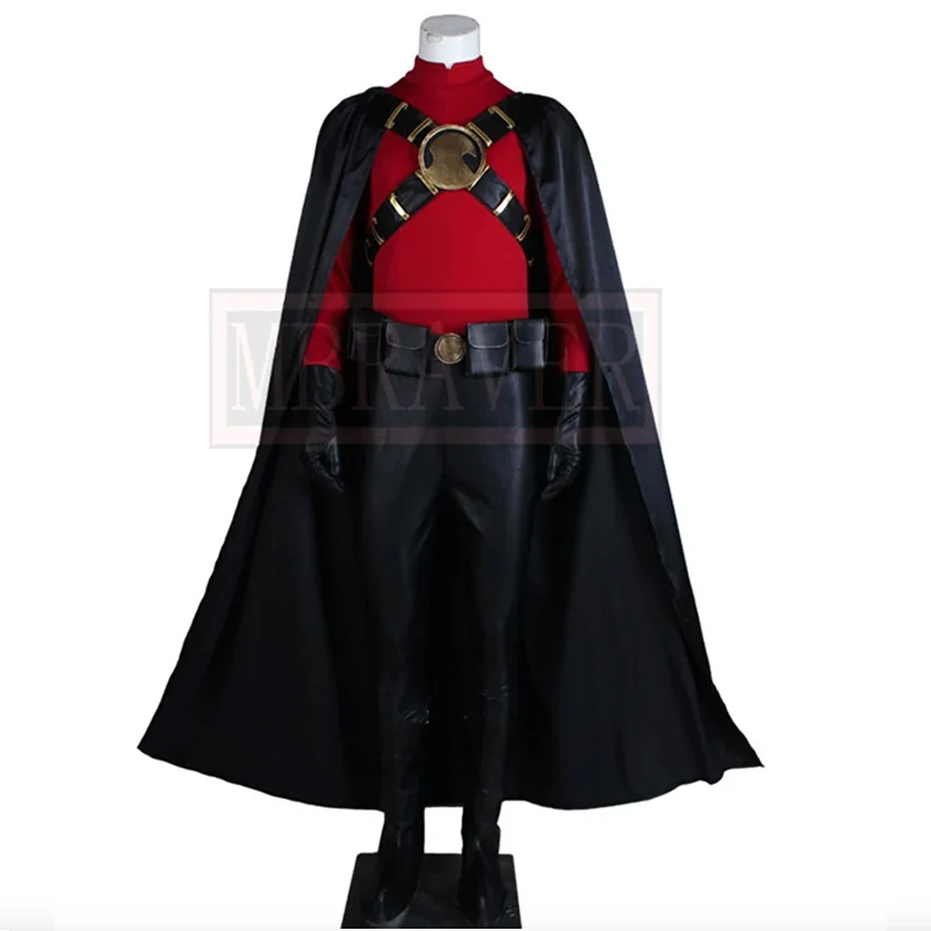 

Arkham City Red Robin Cos Косплей Костюм Вечеринка Рождество Хэллоуин На заказ Любой размеры