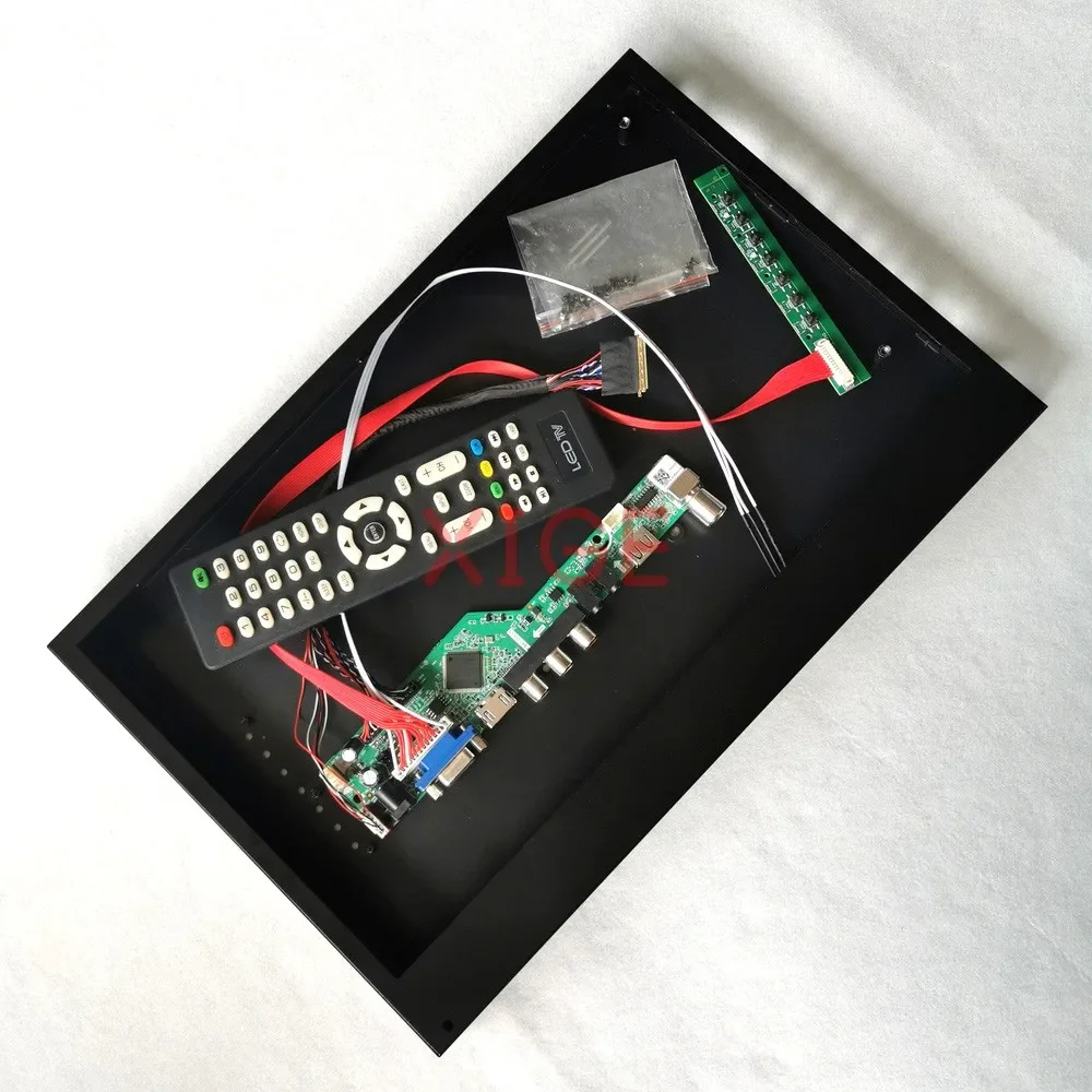

Controller Board+Metal Case For LTN156AT02/LTN156AT03 Analog TV Signal 1366*768 DIY Kit 15.6" 40 Pin LVDS VGA+HDMI+AV+USB Screen