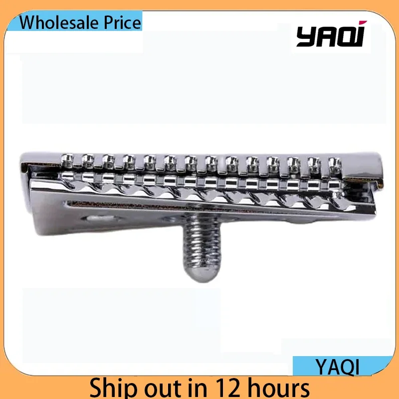 

Бритвенная головка, верхняя агрессивная хромированная двусторонняя мужская наклонная безопасная бритвенная головка, сменный аксессуар YAQI