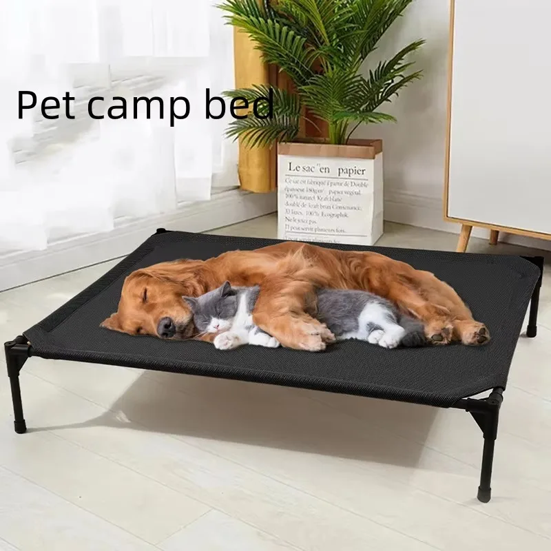 Double Sided Removable Foldable Pet Hammock Bed High Resilience Breathable Portable Cushion for All Seasons