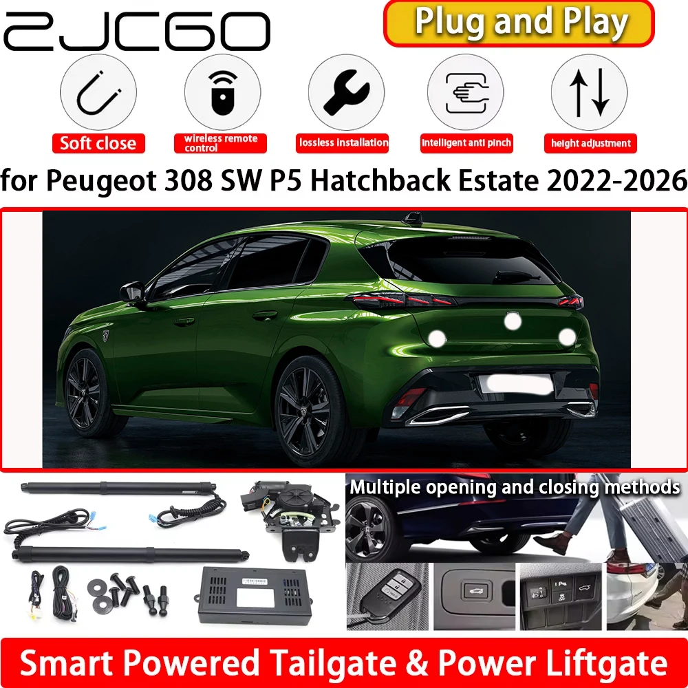 for Peugeot 308 SW P5 Hatchback Estate 2022-2026 Automatic Electric Powered Tailgate Power Liftgate Tail Gate Lift Kit System