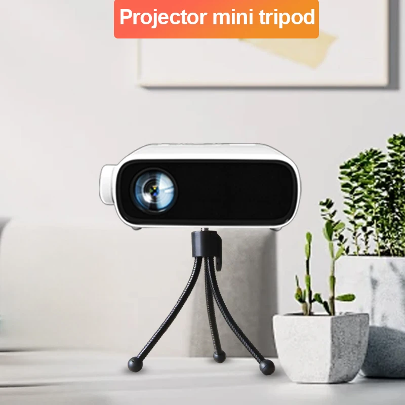 Mini stand, tripod stand for greater stability, portable and movable mini projector stand, easy to install.