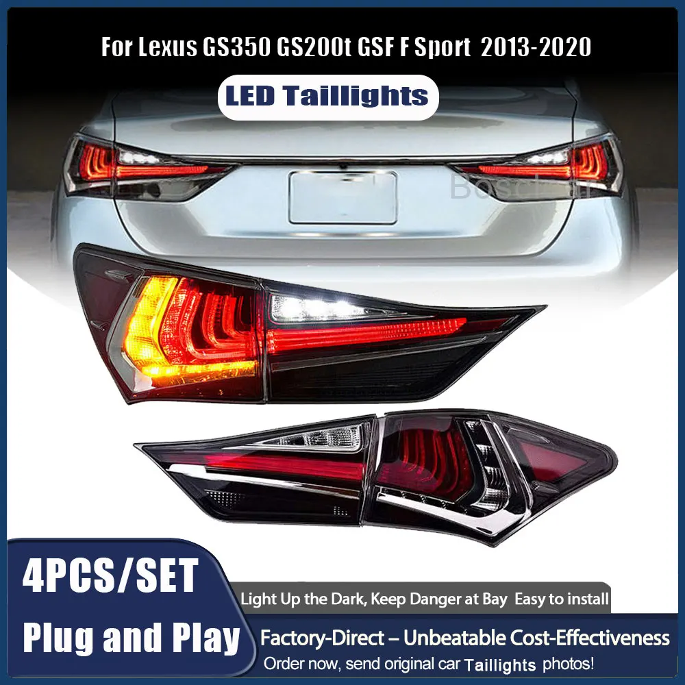 Car Lights For Lexus GS GS250 GS300 GS350 2012-2020 Taillight LED Projetor TailLamp Daytime Running Light Automotive Accessories