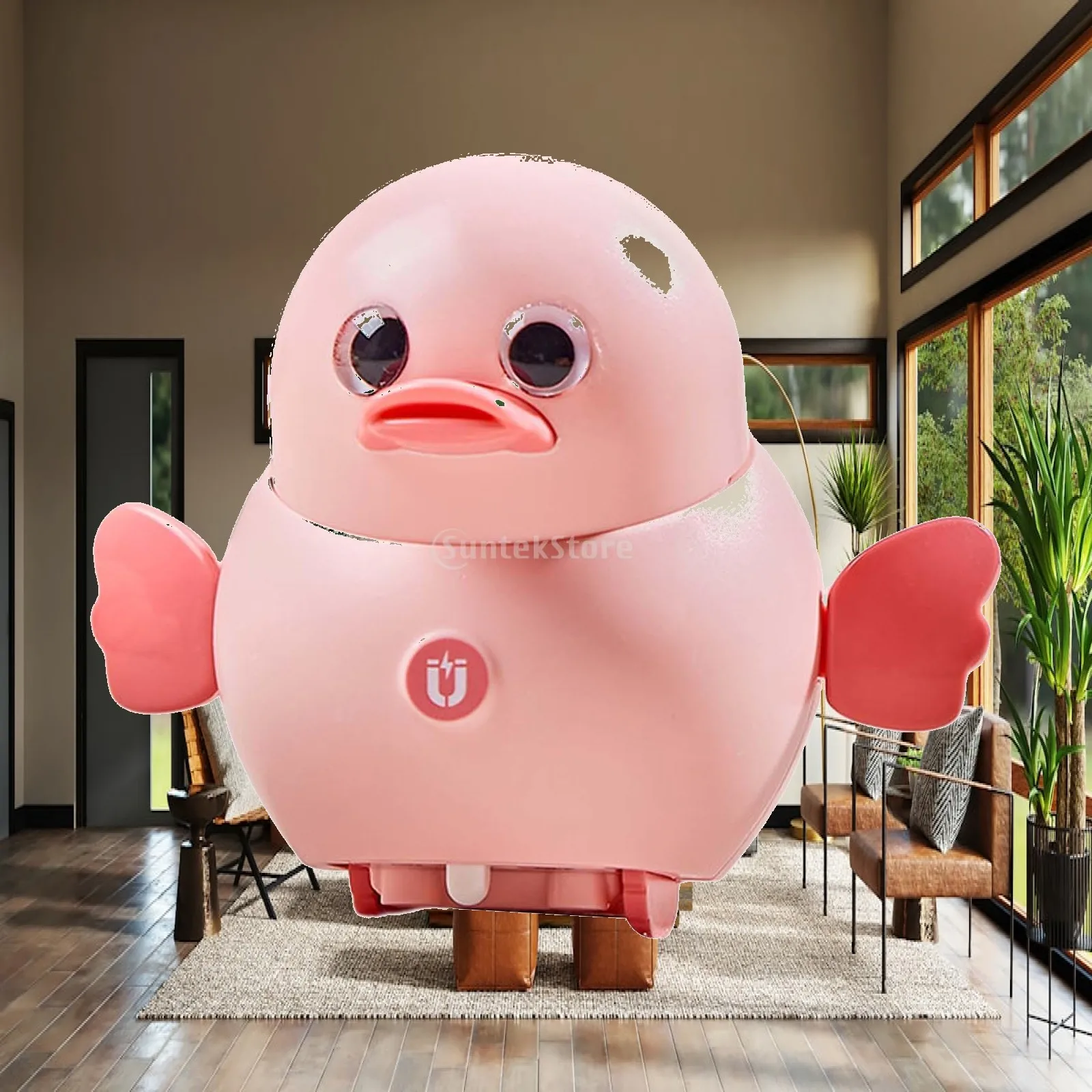 Baby Duck Walking Toy Moving Toy Babies Sensory Toy Interactive Walking Toy Duck for Children 12-18 Months Baby Girls Boys