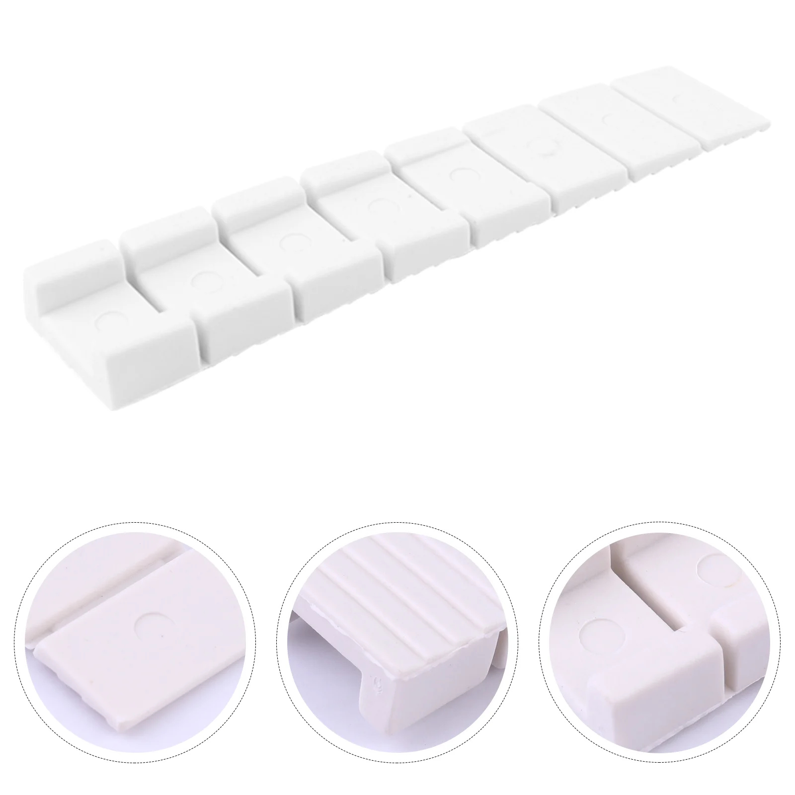 

20 Pcs Gasket Adjustwrs Toilet Leveling Shims Transparent Furniture Wedges Flooring Spacers Table Sofa Spirit Office