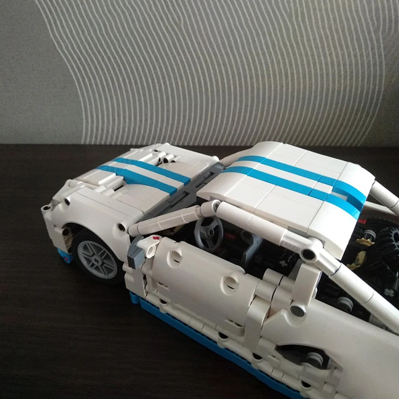 1205pcs MOC Nissan Skyline R34 Technical Model Building Blocks Construction Christmas Gifts Toy Creative DIY Idea Architecture