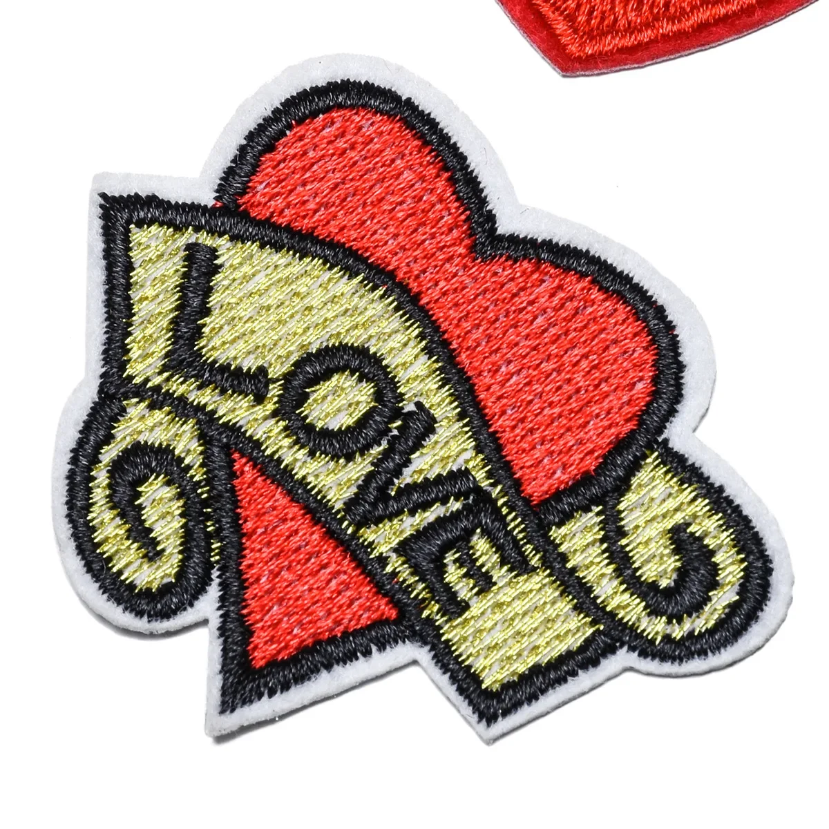 5pcs High Quality Embroidery Heart Pattern Patch DIY Clothing Accessories Shoes Hats Bags Jewelry Crash Accessories Patch