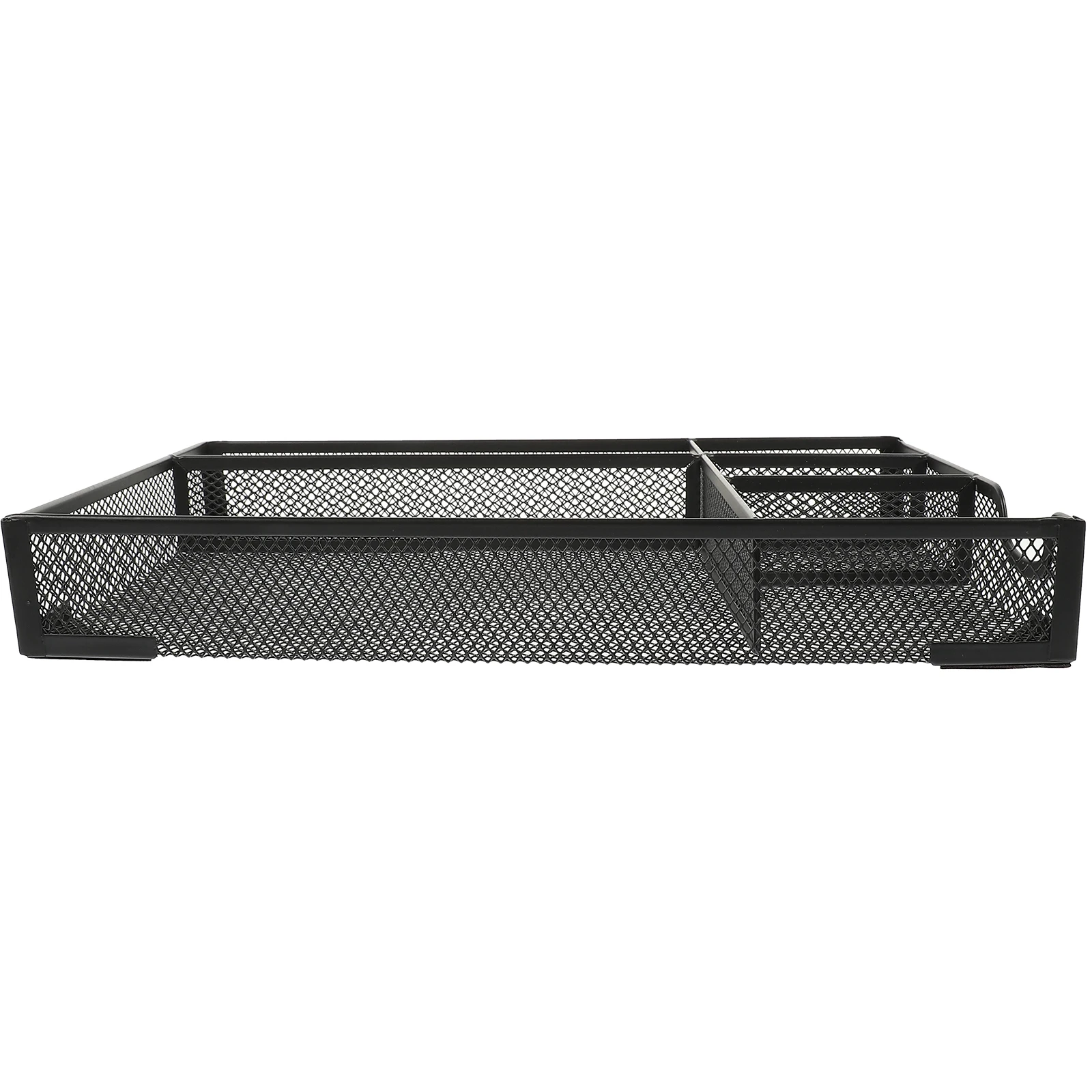 

Sturdy Metal Mesh File Folder Holder Desktop Organizer Storage Basket Black Aesthetic Office Supplies Document Magazine Holder