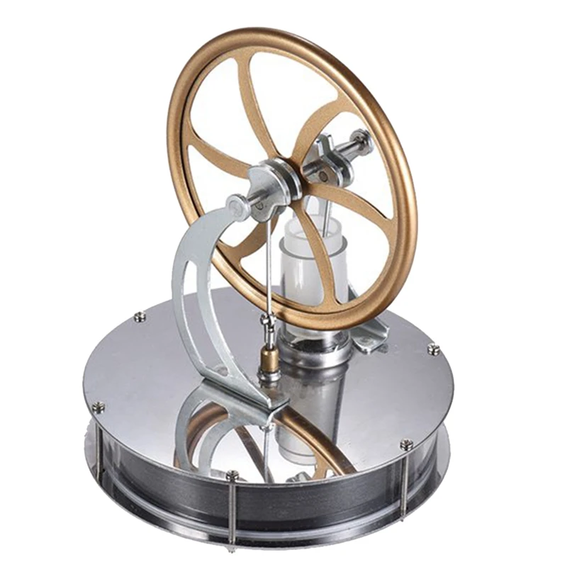 Temperature Stirling Engine Motor Model Heat Steam Learning Education Tool To Understand The Working Principle