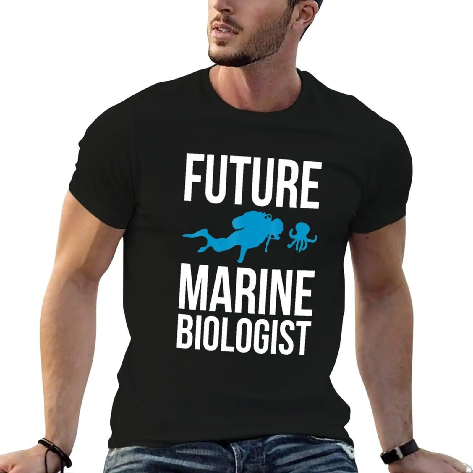 Future Marine biologist T-Shirt cute clothes kawaii clothes mens t shirt graphic