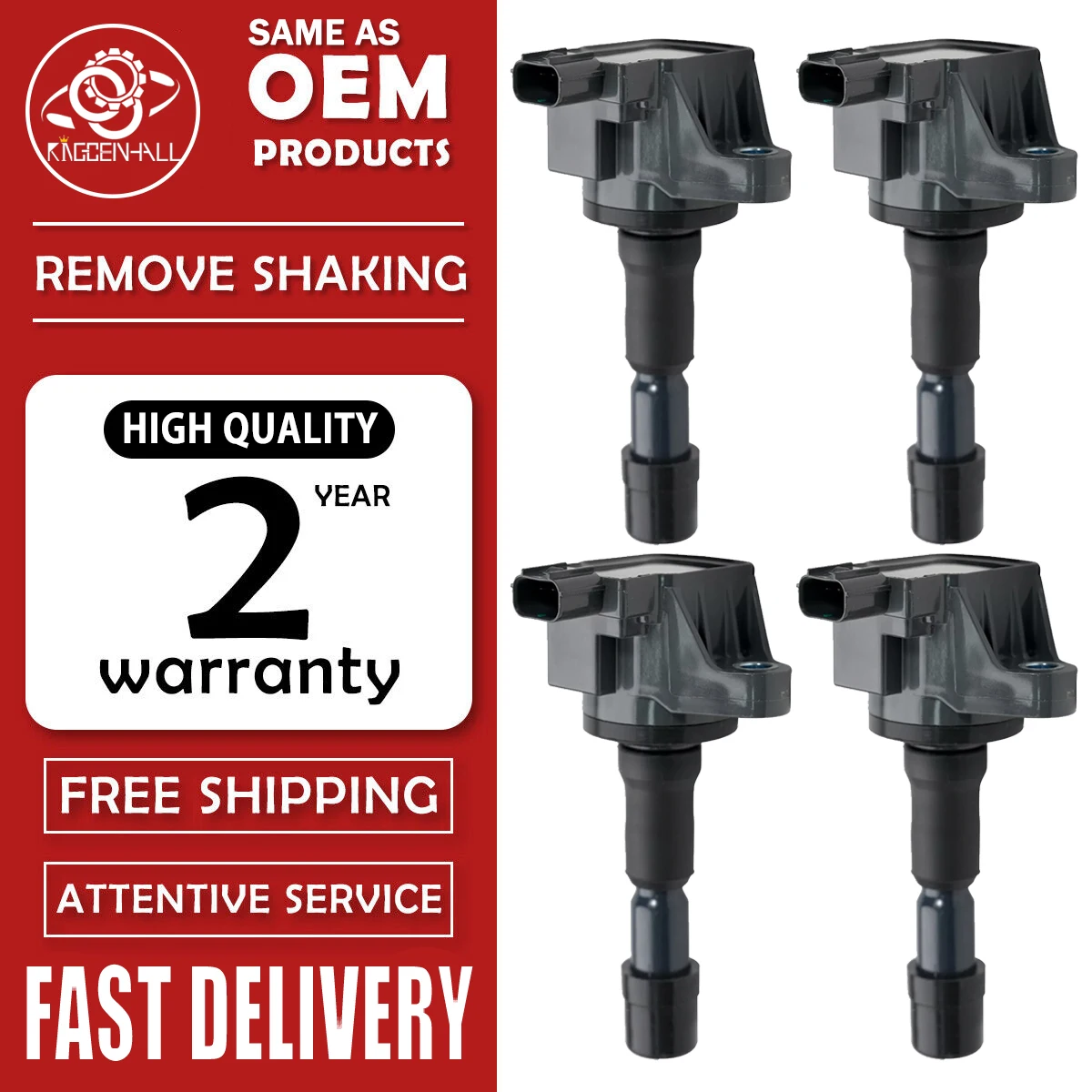 

1/4pcs CM11116 Ignition Coil For HONDA CITY CR-Z CIVIC JAZZ 2008-2013 1.5L 1.4 1.3 30520RB0003 30520-RB0-003 30520RB0S01 UF626