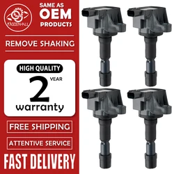 4pcs CM11116 Ignition Coil For HONDA CITY CR-Z CIVIC JAZZ 2008-2013 1.5L 1.4 1.3 30520RB0003 30520-RB0-003 30520RB0S01 UF626
