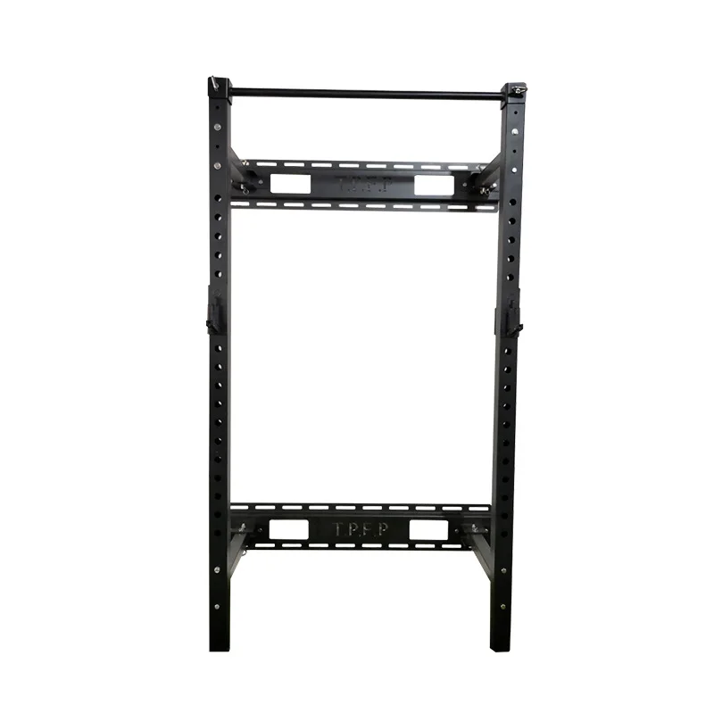 Multi Functional Smith Squat Rack Machine for Home Multi Function Power Cage Squat Rack Smith Power Cage Folding Wall Mount Cafe