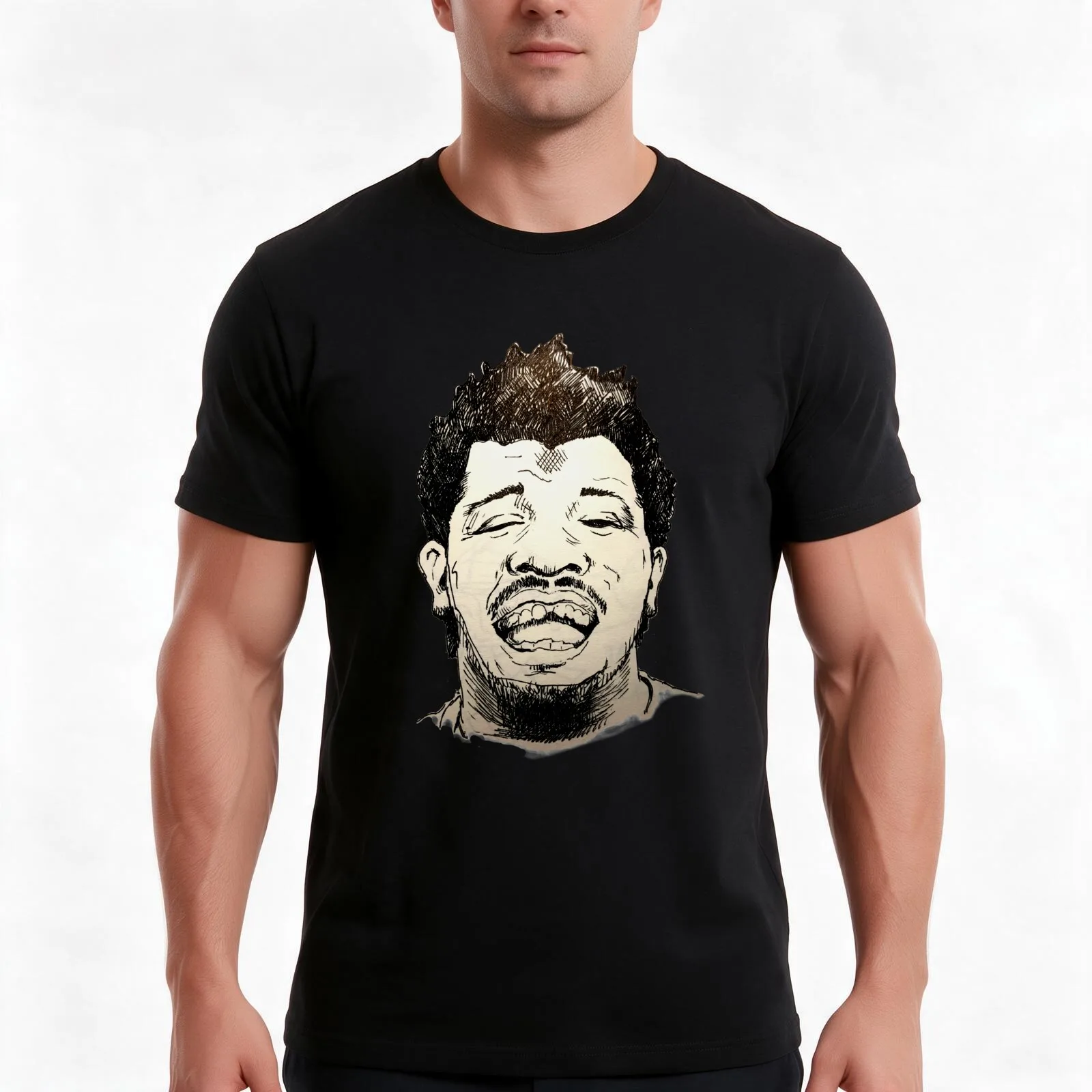 Wesley Willis T-Shirt Summer Casual Cotton Tee Oversized Streetwear Tops Vintage Graphic Print Loose Fit Short Sleeve