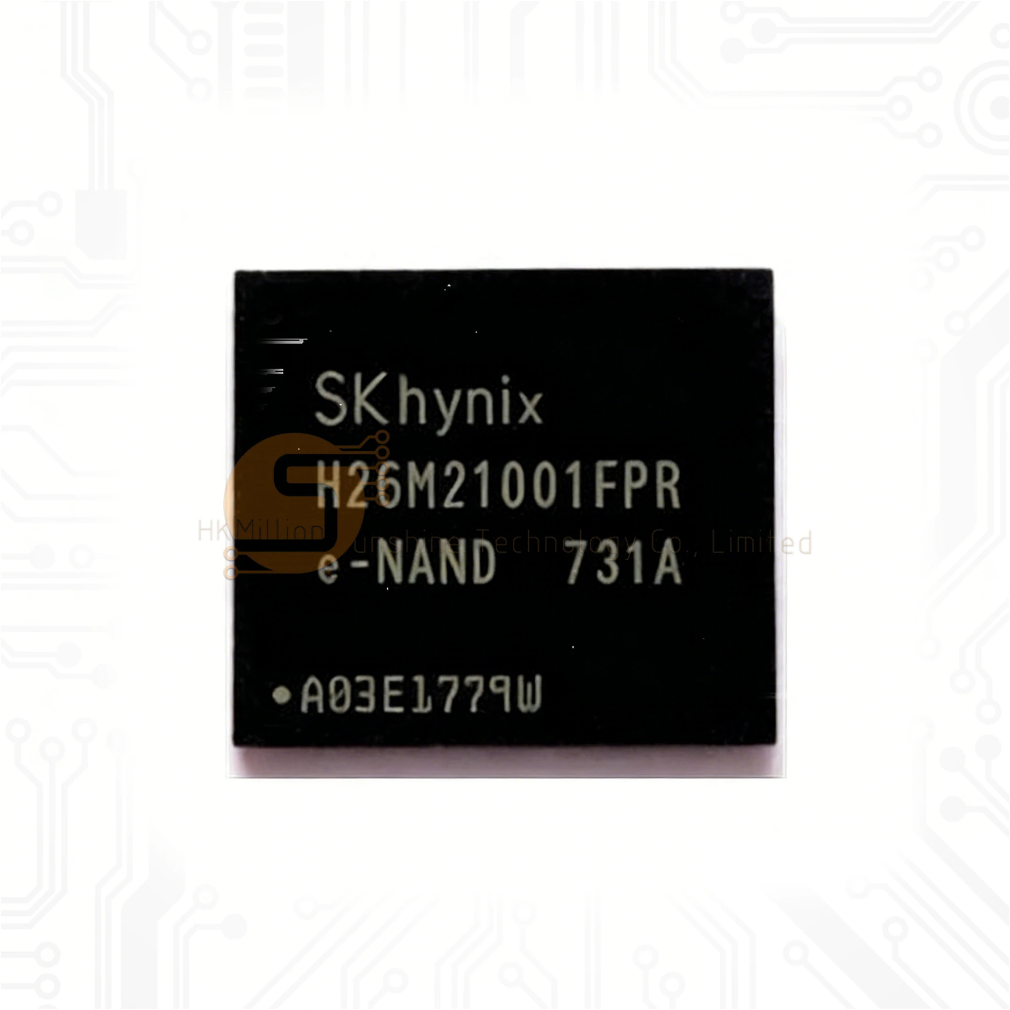 H26M21001FPR eMMC Chip 2GB eMMC 4.41 153-Ball FBGA Flash Memory IC For TV Box Tablet Smartphone