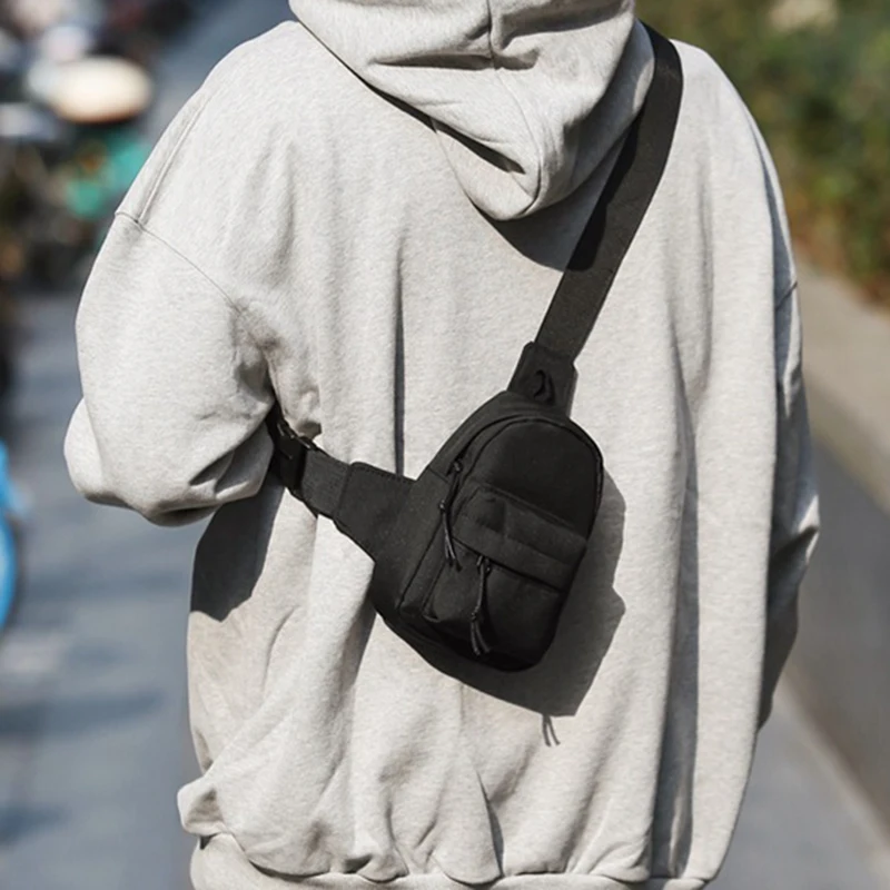 1pcs mini crossbody bag Women\'s casual sports mobile phone bag men\'s shoulder small span bag fashion chest bag