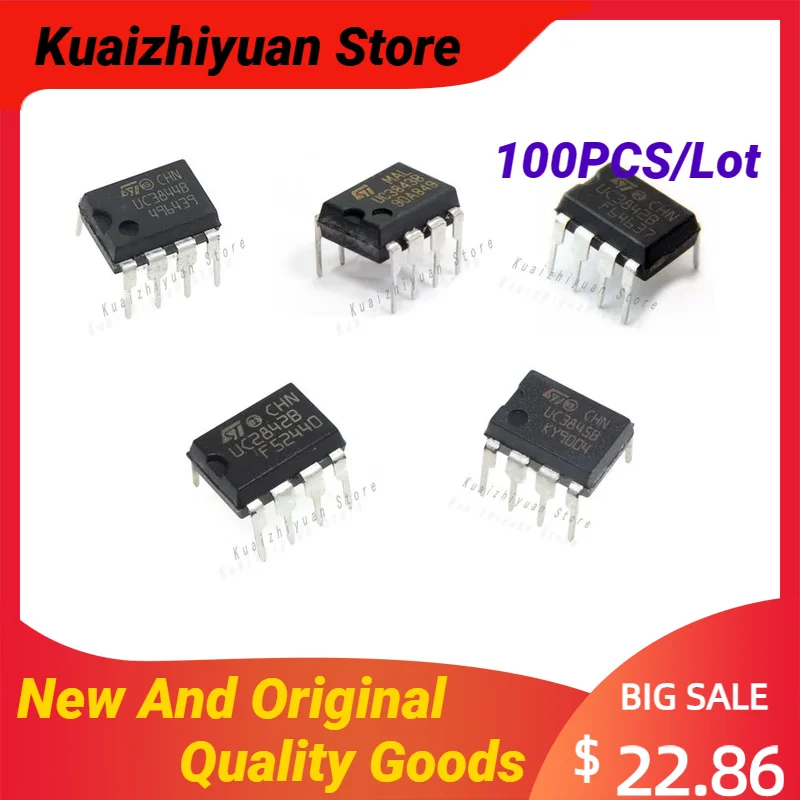 100PCS/Lot New And Original UC3843BN UC3842BN UC3844BN UC3845BN UC2842BN UC2843BN UC2844BN UC2845BN DIP Quality Goods