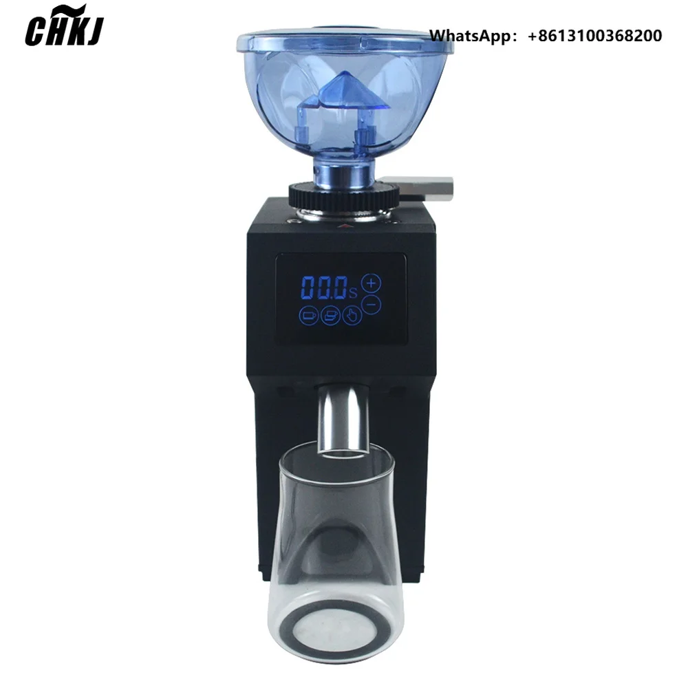 Electric Touch Screen Conical Burr Coffee Grinder Machine Professional Household Coffee Grinder Portable