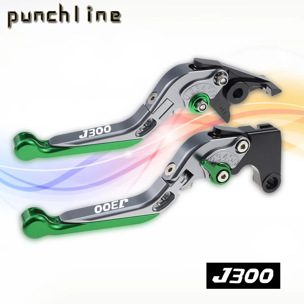 Fit For J300 J 300 2014-2022 Motorcycle CNC Accessories Folding Extendable Brake Clutch Levers Adjustable  Handle Set