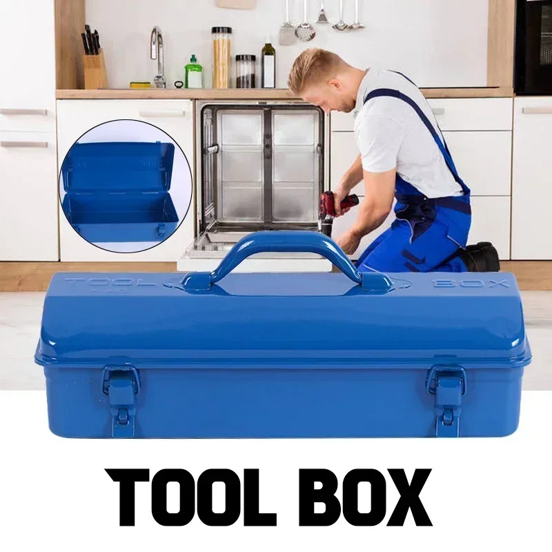 Industrial-grade Storage Box Multifunctional Hardware Toolbox Empty Box Thickened Metal Auto Repair Tin Car Box New Household