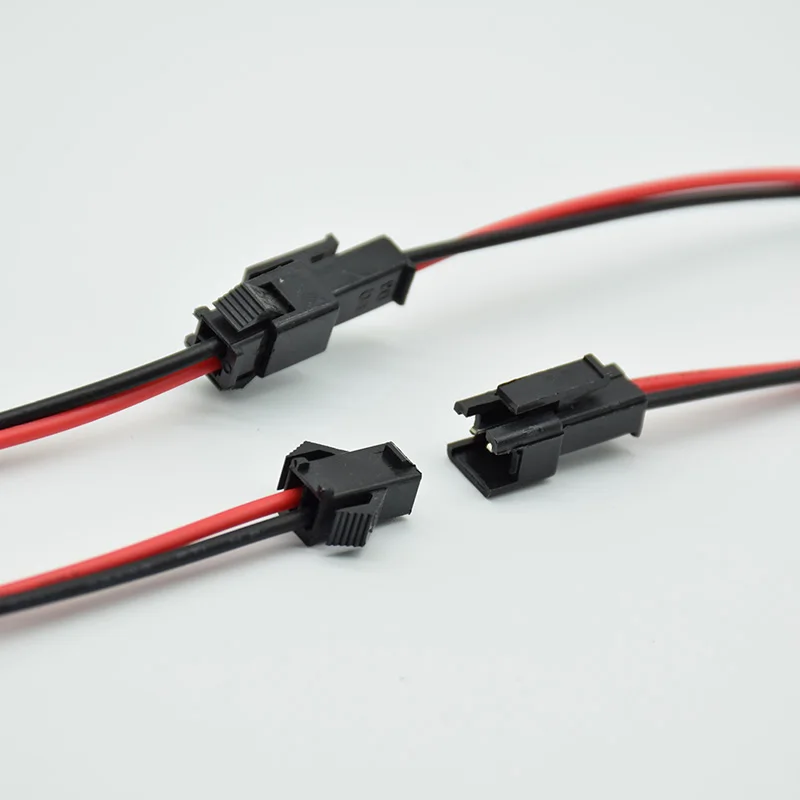 5pairs/10pcs 2pin 3pin 4pin  JST LED  Connectors 20cm Long Male and Female Connector for 3528 5050 WS2811 WS2812 LED Strip Tape
