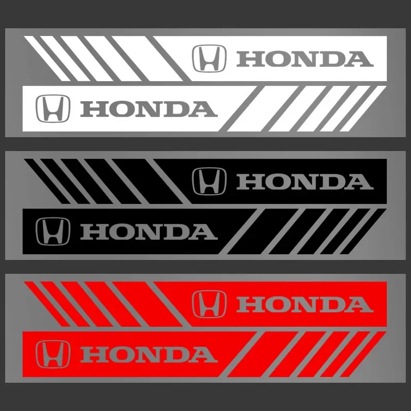 Car Sticker Non Fading Strips Rear View Mirror For Honda Civic XR-V HR-V City Accord Odyssey Spirior CRV Jazz Varadero Xl1000