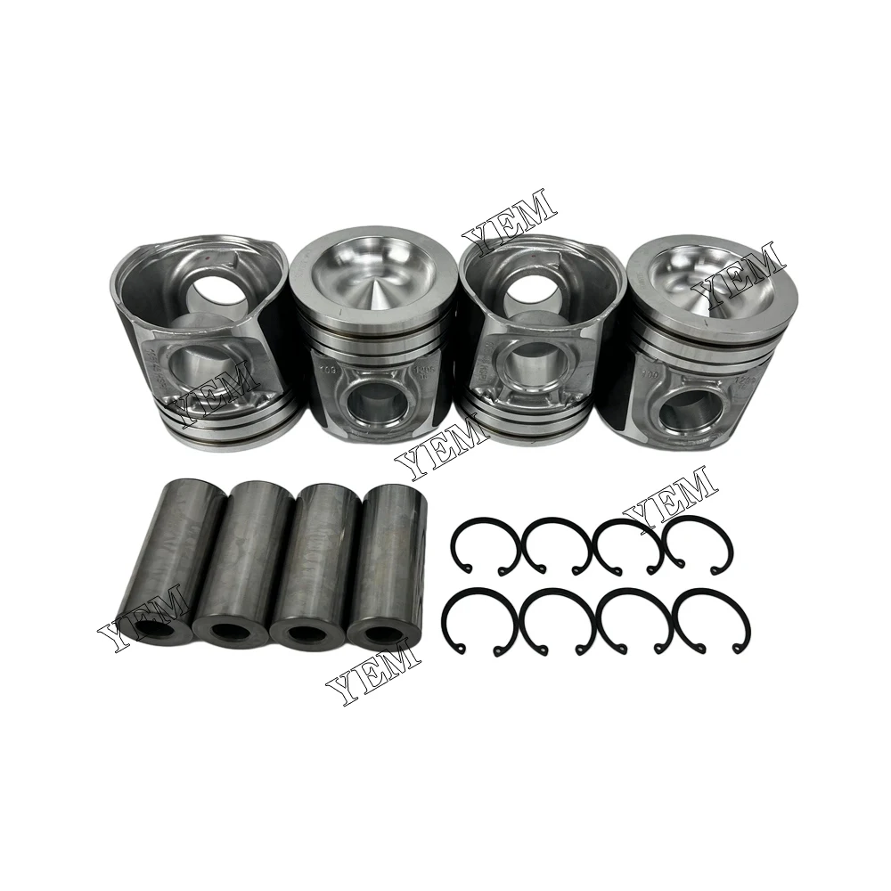 

High quality 4 pcs 1104D-E44TA Piston STD 3135M135 For Perkins Engine Parts