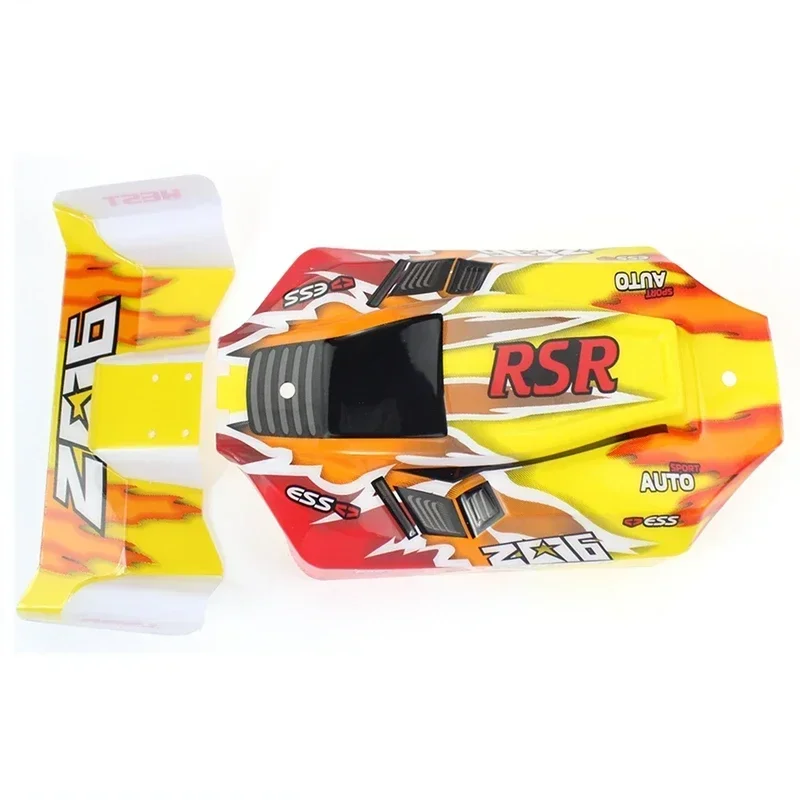 Juego de alas traseras para cubierta de coche, carcasa de carrocería de coche RC para Wltoys 144001 144010   Accesorios de repuesto de piezas de actualización de coche RC 1/14