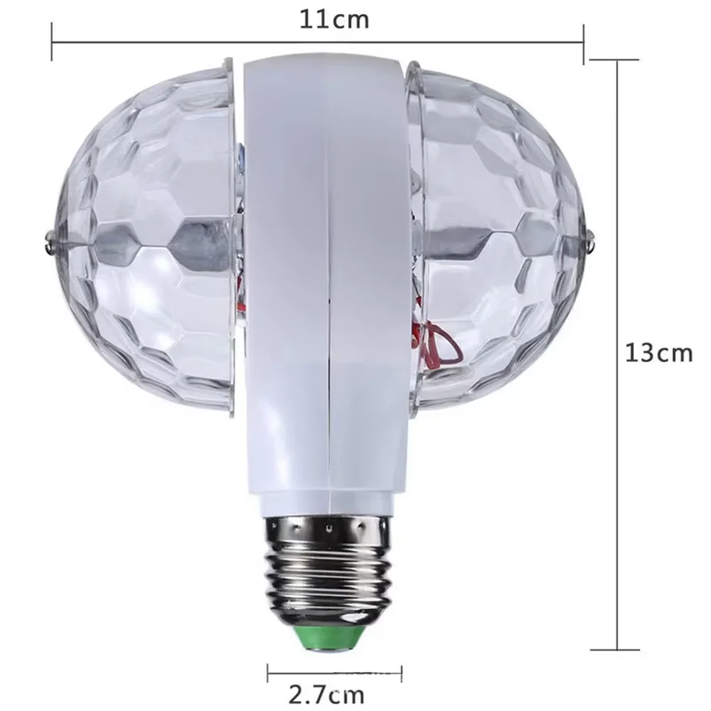 جديد E27 DJ ديسكو الكرة ضوء أضواء للمسرح الصغيرة الزفاف الدورية الجمهور فلاش الأسرة هالوين عيد الميلاد حفلة مصباح لتهيئة الجو #5