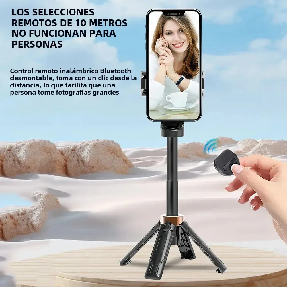 سوبر ميني Selfie Stick حامل هاتف محمول اطلاق النار المعونة تنوعا تصميم متكامل بلوتوث عن بعد للبث المباشر