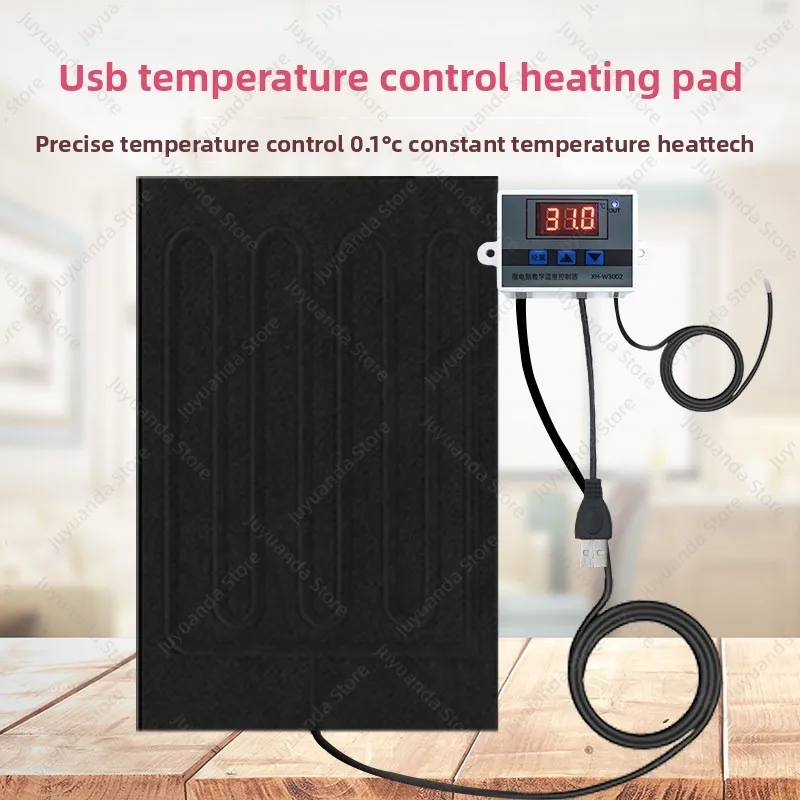 USB Heating Pad for Reptile Pet Bird Thermostat Automatic Constant Incubation Fish Tank Climbing Pet Temperature Control