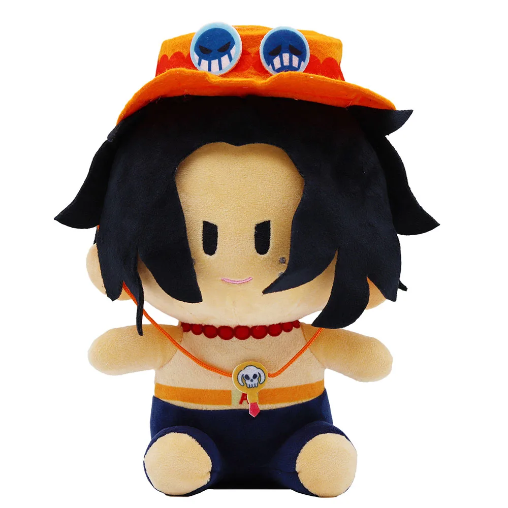 One Piece Luffy Anime Plush Toy Cartoon Character Sabo Sanji Trafalgar Law Zoro Ace Cute Stuffed Doll Kawaii Kids Christmas Gift