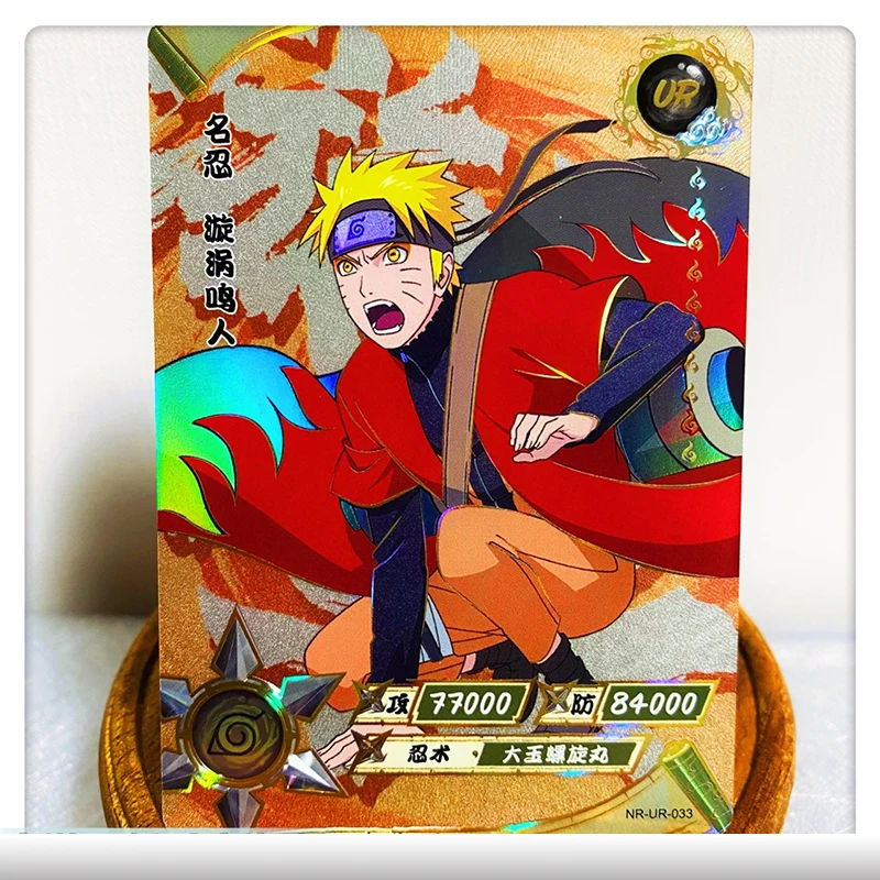 KAYOU NARUTO UR Card Uzumaki Naruto Sarutobi Hiruzen Yakushi Kabuto Temari New Game Collection Children\'s Toys Birthday Gifts