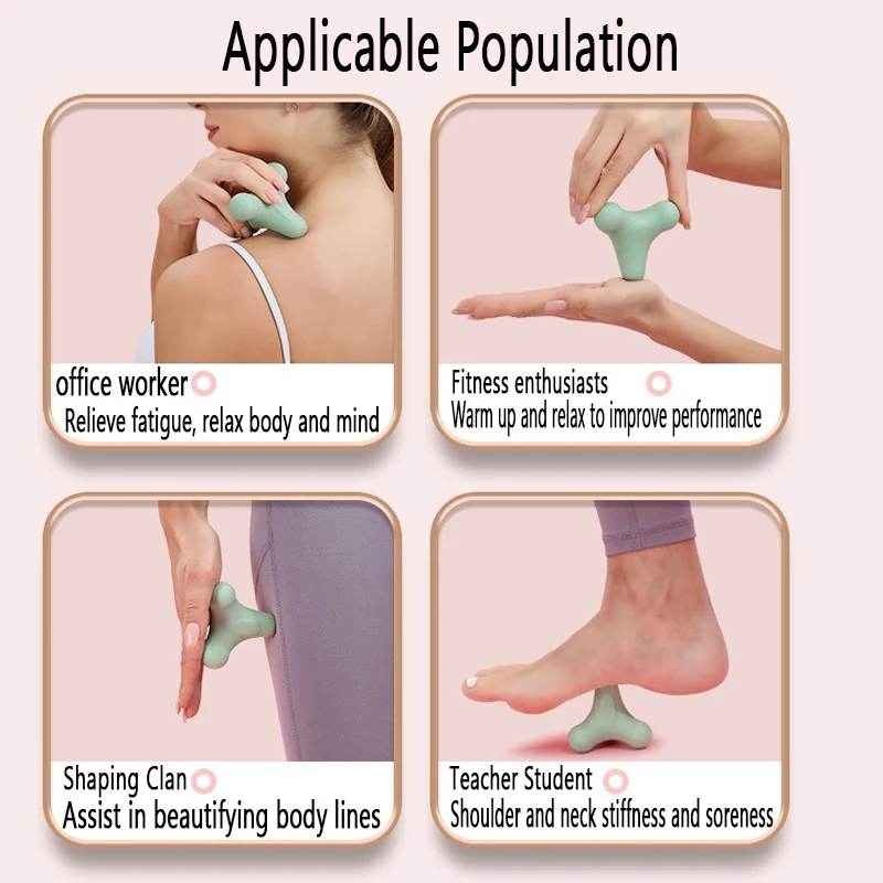 Four Corner Fascia Ball Foot Massage Ball Trigger Point Muscle Relaxation Massage Yoga Fitness Relaxation Meridian Fitness Ball