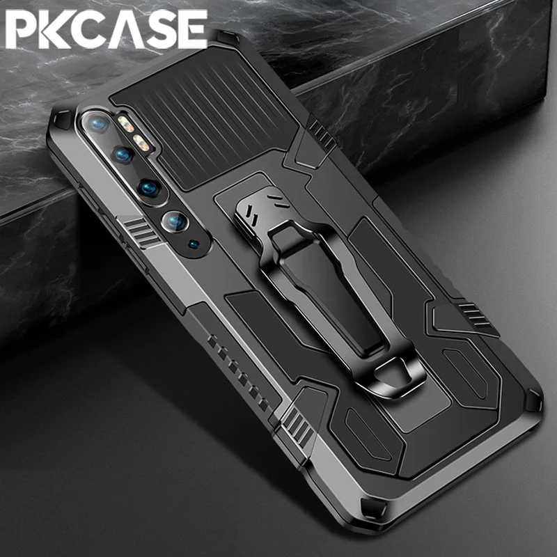 PKCASE Shockproof Back Clip Case For Xiaomi Poco X4 M4 Pro Case For Redmi 10 9 Power 8 8A 9C 9A 9T 10X Note 11 Pro Plus 11T 11S