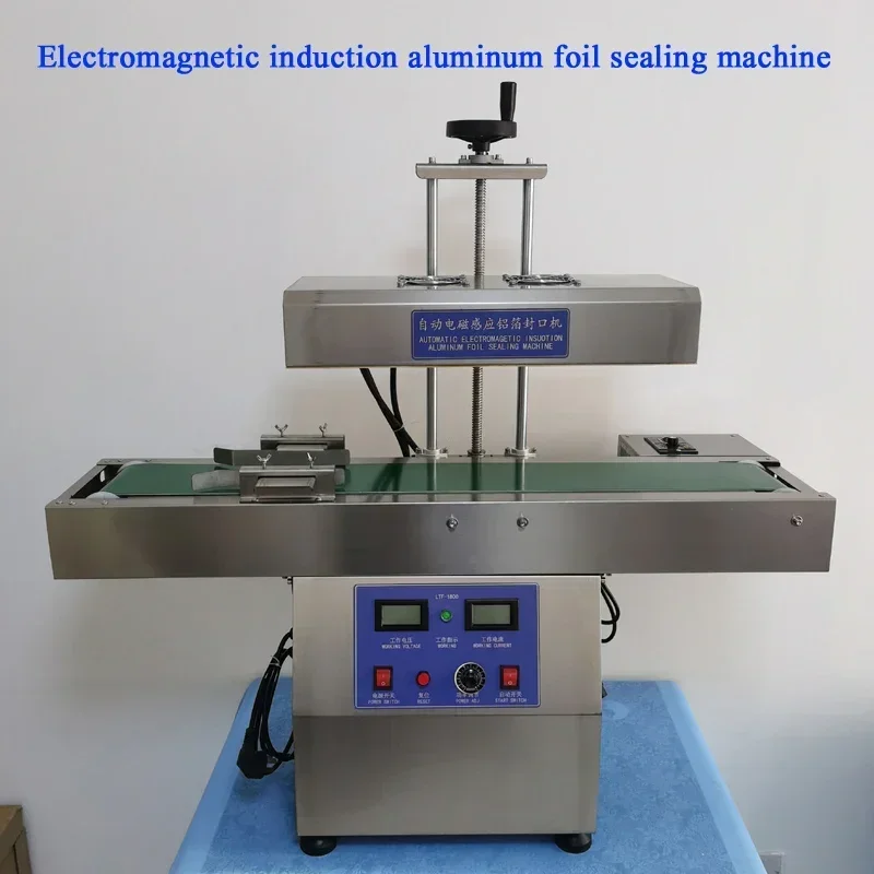 PBOBP Vertical Electromagnetic Induction Aluminum Foil Sealing Machine For Glass Bottle Plastic Bottle Continuous Induction