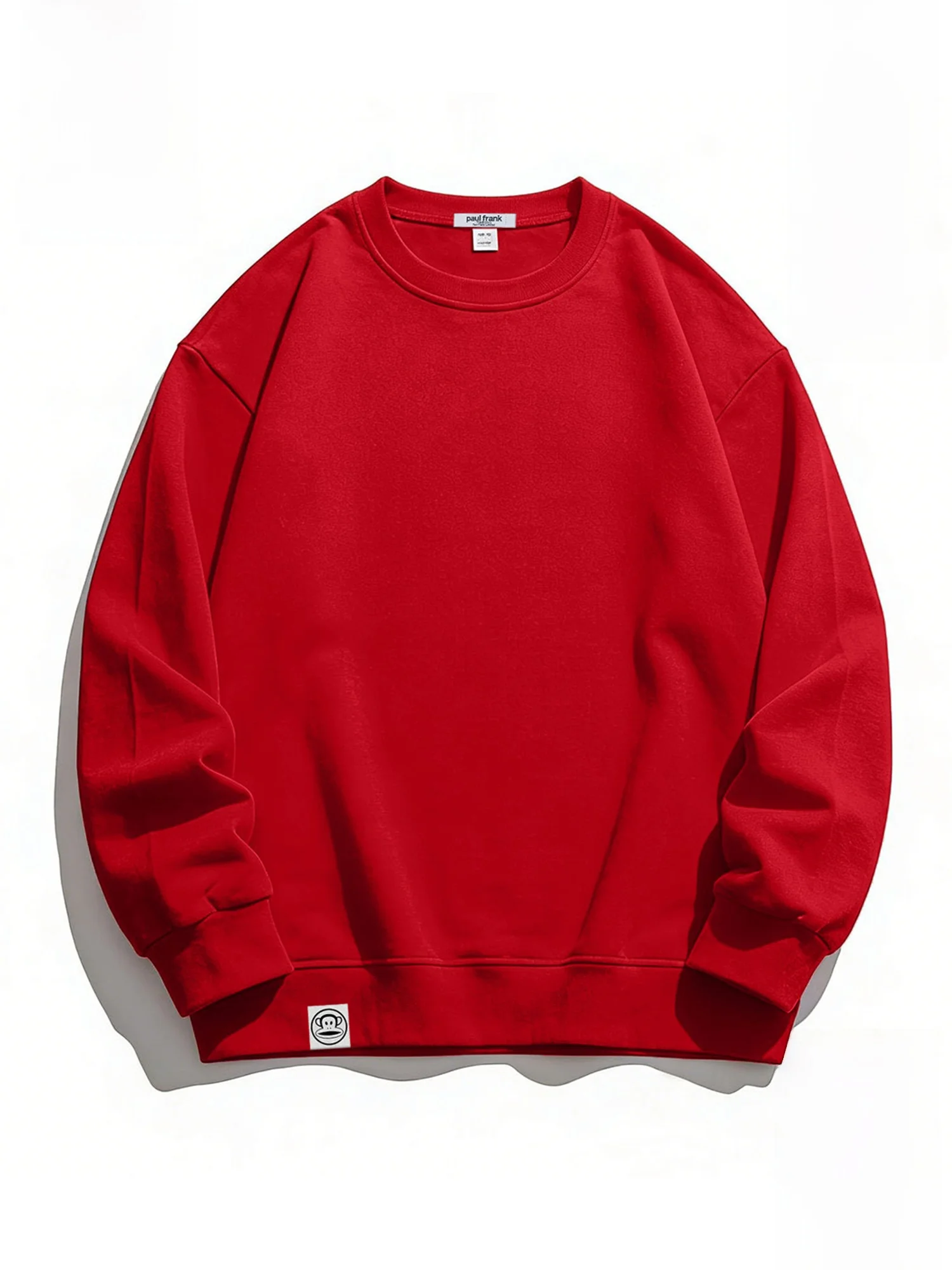 

Мужская толстовка Paul Frank с длинными рукавами и круглым вырезом, на флисовой подкладке, весенняя, повседневная, удобная, из смесового хлопка, комфортного кроя