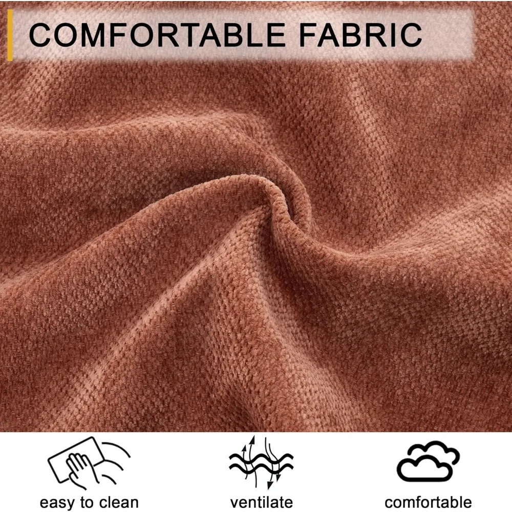 كرسي صالة داخلي، كراسي قراءة كبيرة الحجم 59.8، أريكة مفردة مريحة للنوم العميق من الشنيل، وضع منجد