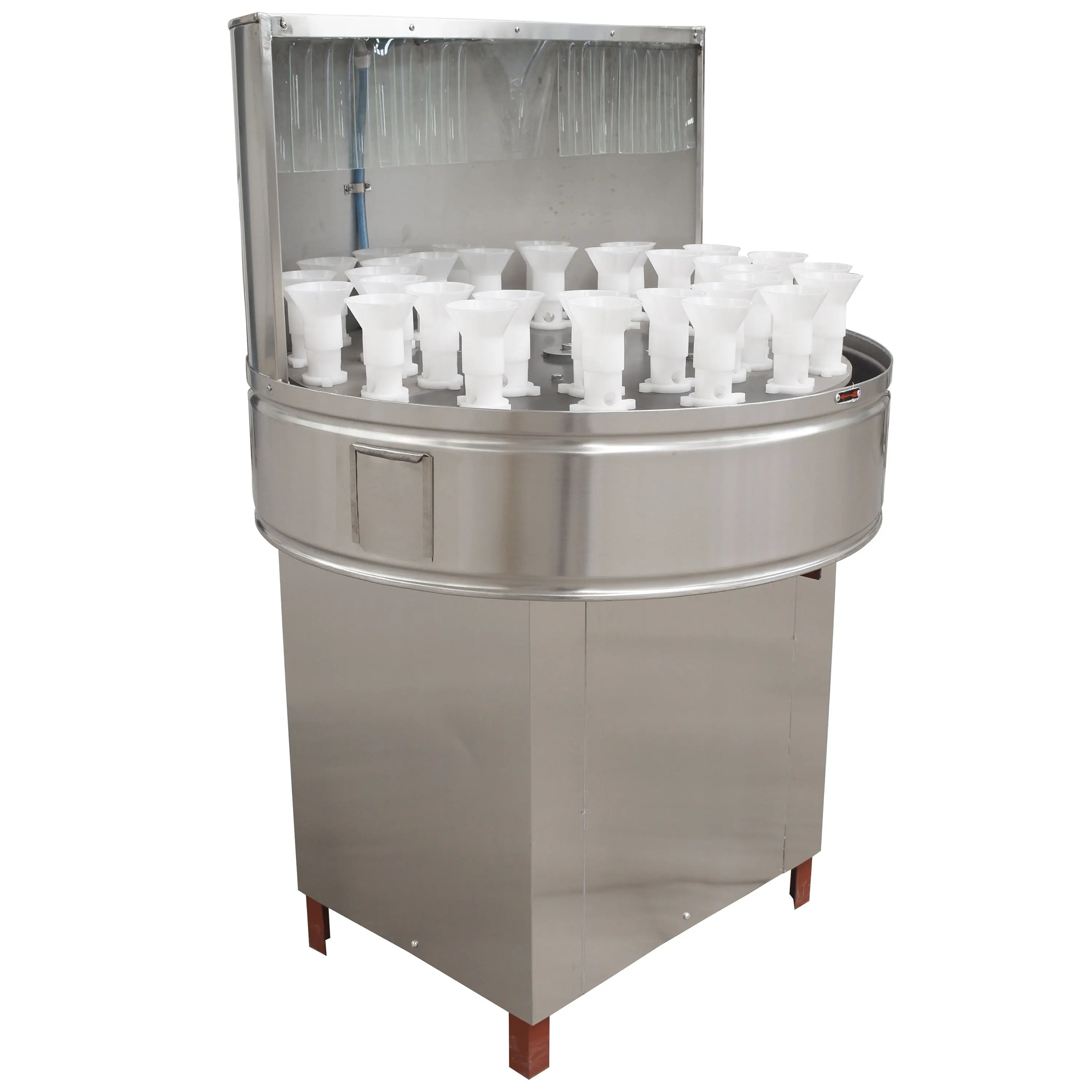 Manufacturing of Stainless Steel Small and Large Bottle Rotating Glass Bottle Washing Machine