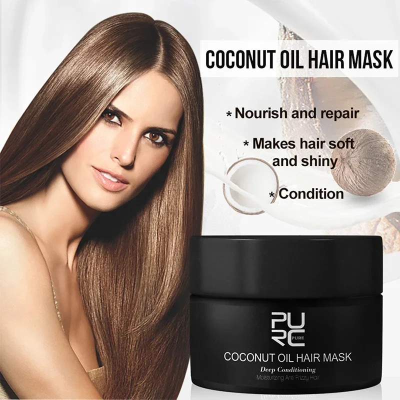 

Magical Hair Mask 5 Seconds Repair Damaged Carry Hair Frizzy Soft Smooth Shiny Deep Moisturize Treat Care Essential 50ml