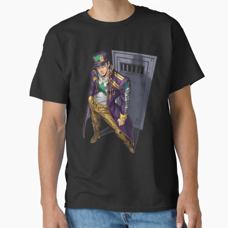 

all time 0812 JoJo's Bizarre Adventure Anime Gift t shirt Manga JJBA Cartoon printed Graphic Clothes Y2K clothing All size Tops