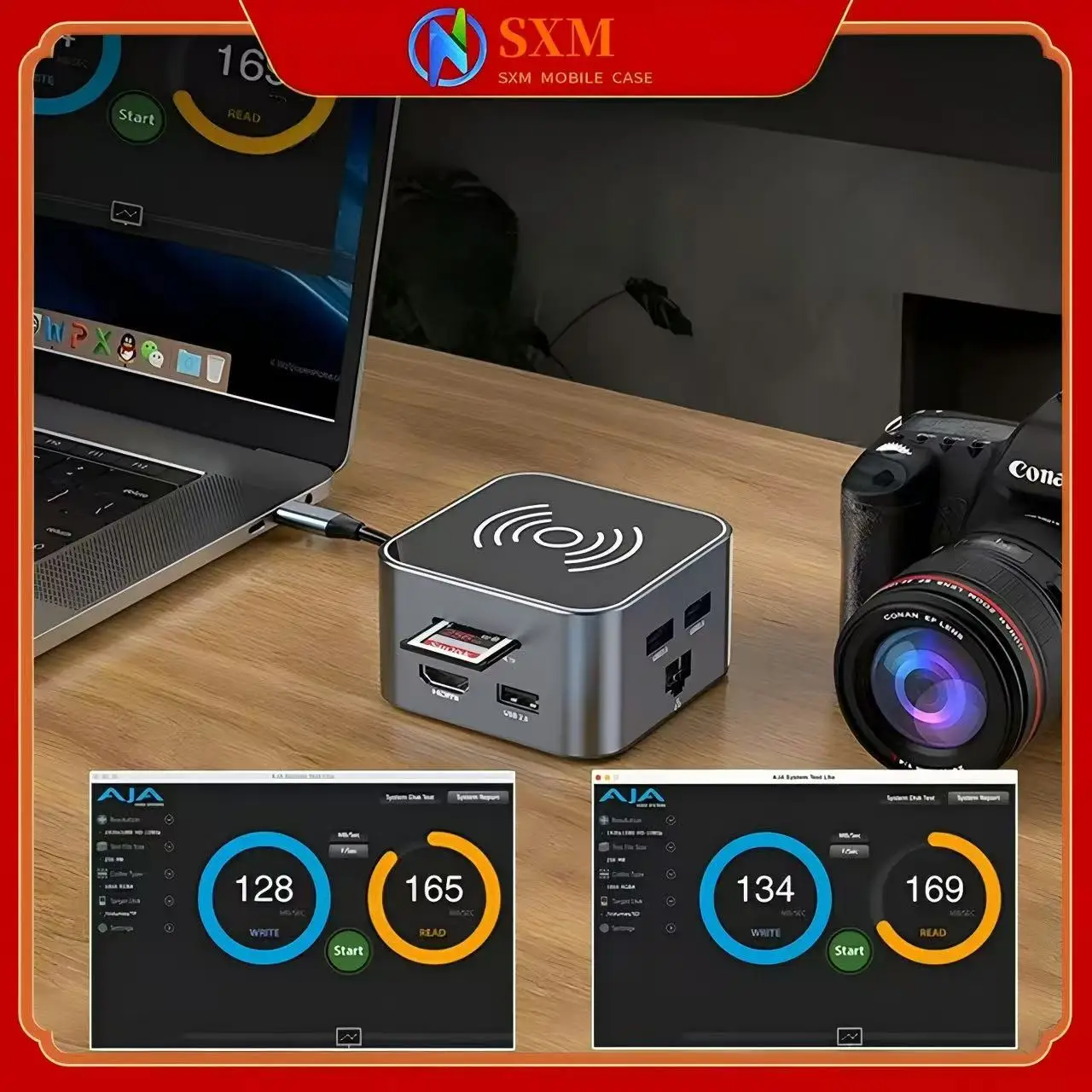 

Square 13in1 Multi-function docking station HD 4K60hz