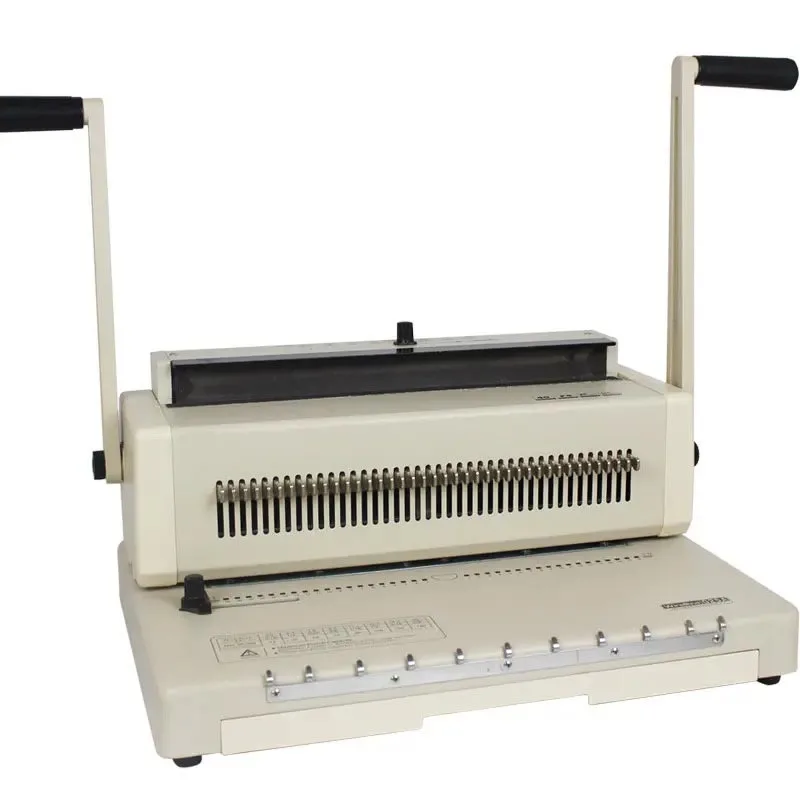 Manual Double‑Handle Wire‑Binding Implement Punch & Wire‑Binding Office Equipment for Office‑Paper‑Bind‑Work